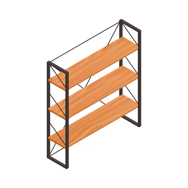 Loft Rack Ilustración — Vector de stock