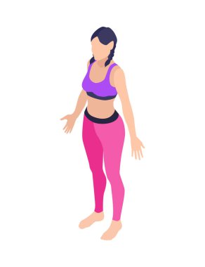 Kadının Yoga simgesi yapması