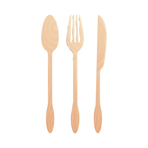 Eco Friendly Cutlery — стоковий вектор