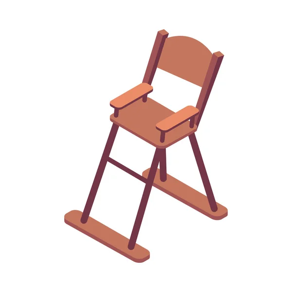 高い椅子のアイコン — ストックベクタ