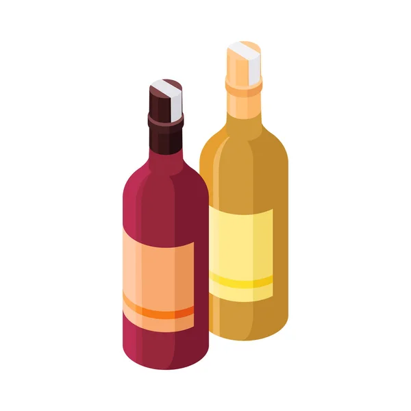 葡萄酒等量图标 — 图库矢量图片