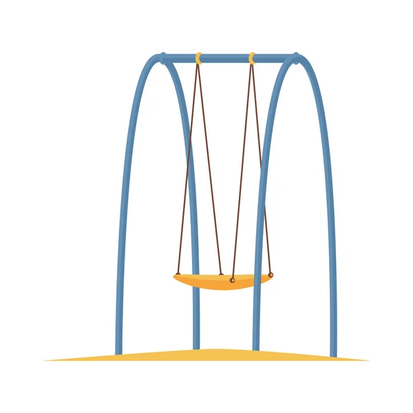 Swing Flat Illustratie — Stockvector