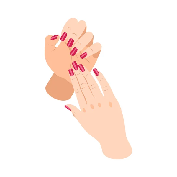 Isometric Manicure Icon — Stock Vector