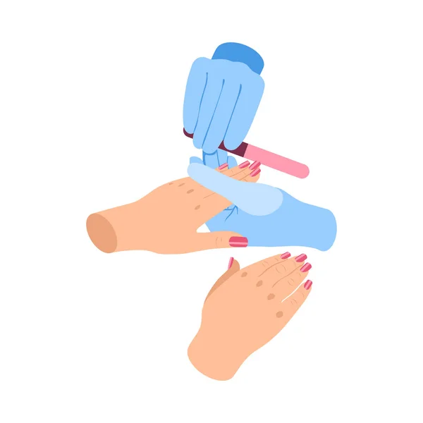 Icona isometrica manicure — Vettoriale Stock