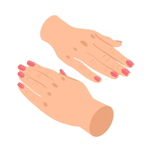 Manicure Isometrische icoon — Stockvector