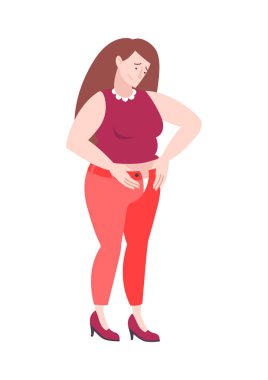 Büyük Göbek Kadın Kompozisyonu