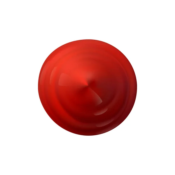 Composición del punto de salsa roja — Vector de stock