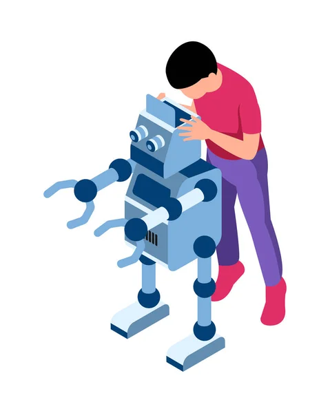 Jouet Robot Teen Composition — Image vectorielle