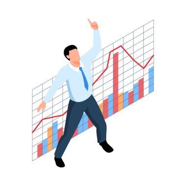 Başarılı Tüccar Grafik Kompozisyonu