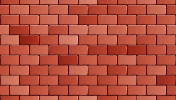 Brick Wall Seamless — Stock Vector