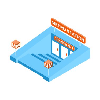 Metro İstasyonu Giriş Kompozisyonu