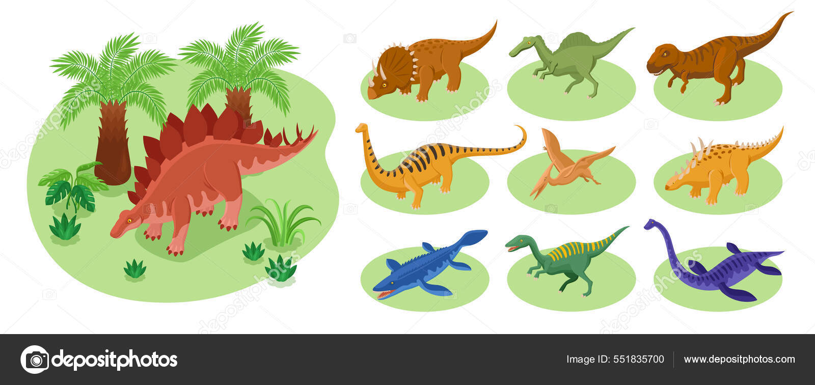 Vetores e ilustrações de Dinossauro gigante para download gratuito