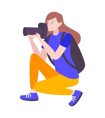 Kadın Fotoğrafçı Kompozisyonu
