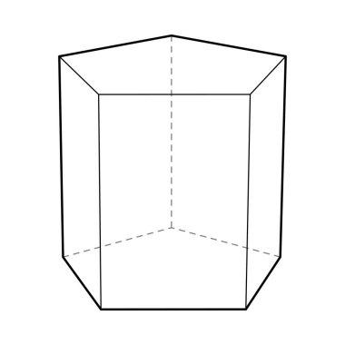 Pentagonal Prizma Stereometrik Bileşimi