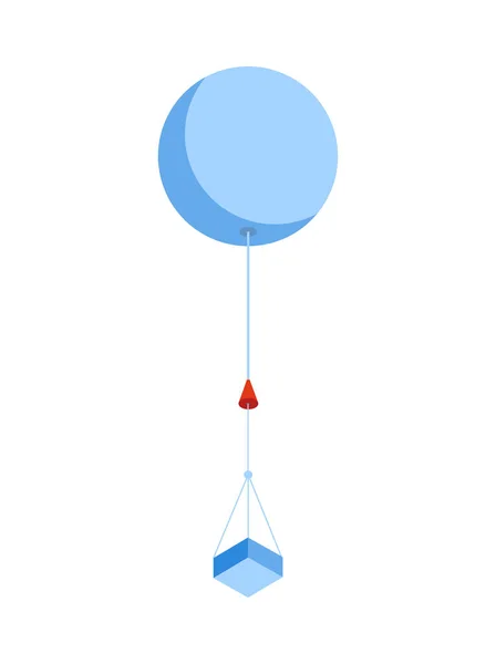 Composición meteorológica del globo aerostático — Archivo Imágenes Vectoriales