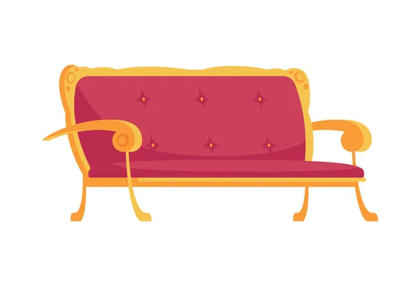 Composição do sofá do escritório dos presidentes —  Vetores de Stock