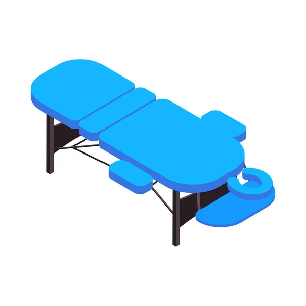 Складаний масажний стіл Композиція — стоковий вектор