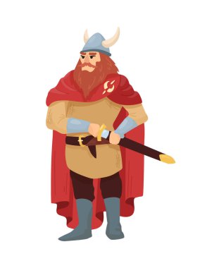 İskandinav Vikingler Savaşçı Kompozisyonu