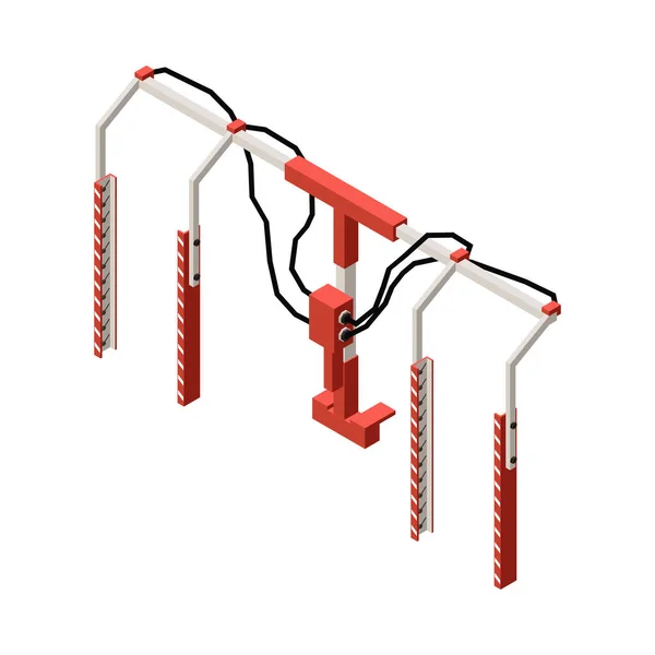 Orchard Frame Machinery Zusammensetzung — Stockvektor