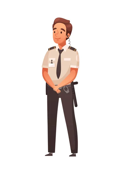 Airport Security Isometric Composition — Stock Vector