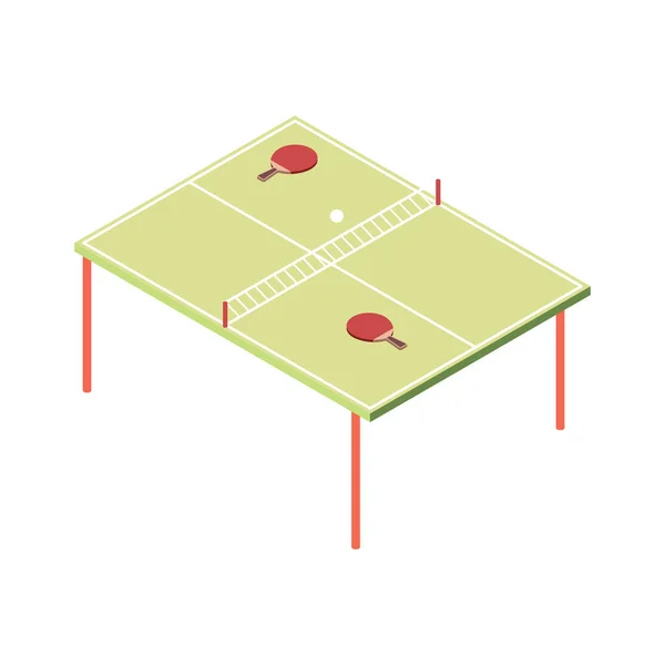 Composition de la table de ping-pong — Image vectorielle
