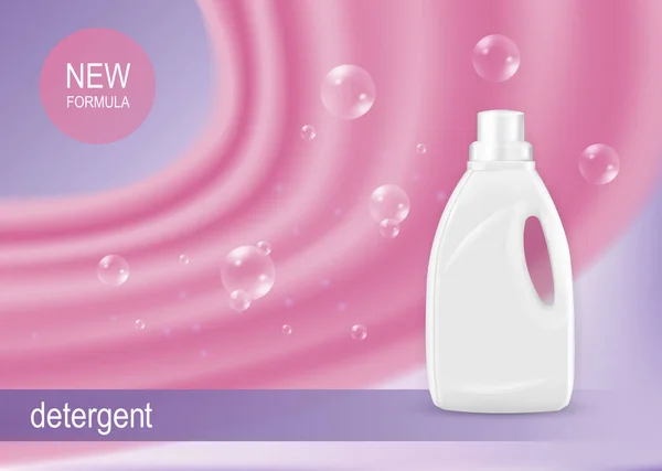 Detergent Formula Σύνθεση διαφήμισης — Διανυσματικό Αρχείο