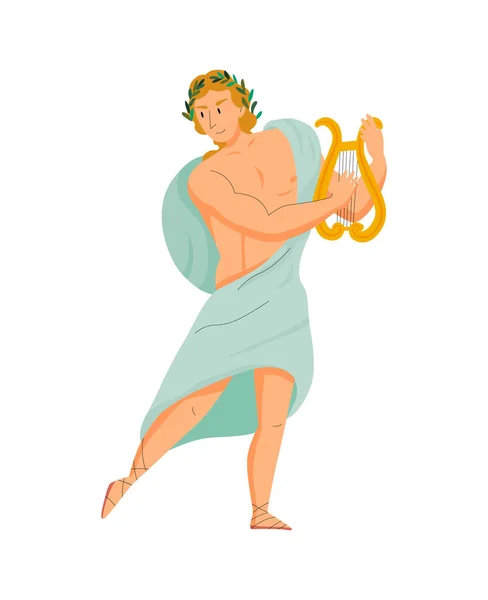 Греческий бог Аполло — стоковый вектор