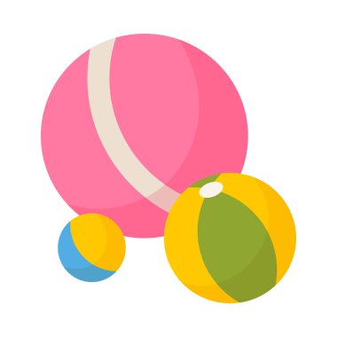 Anaokulu Oyuncak Topları Kompozisyonu