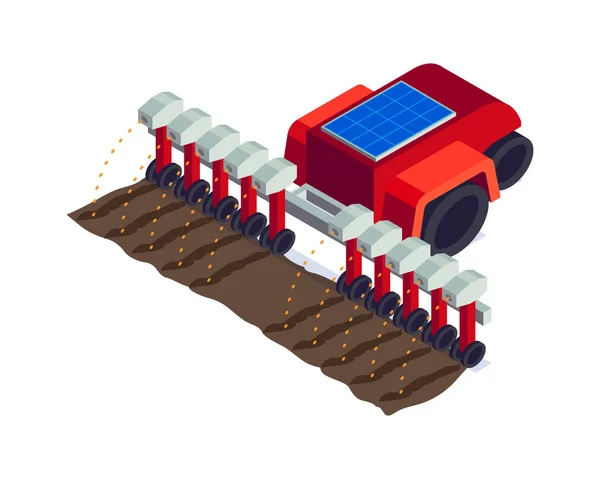 Composición automática de dispersión de campo — Vector de stock