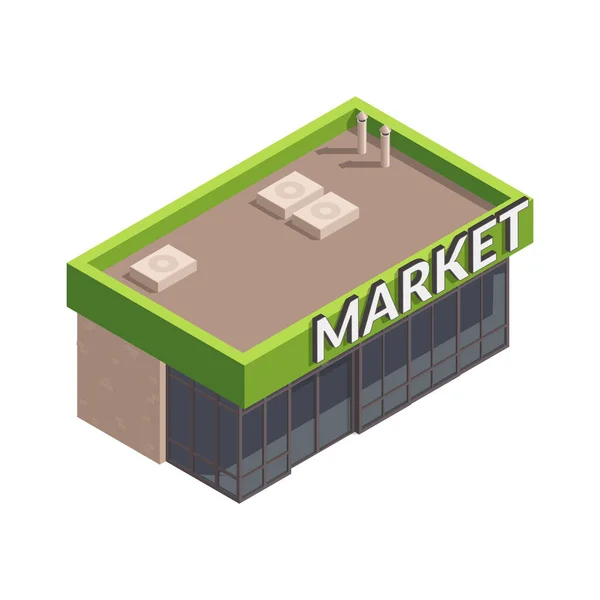 Composición del mercado de gasolineras — Vector de stock