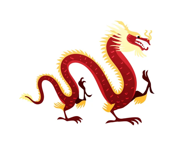 Китайська композиція змія — стоковий вектор