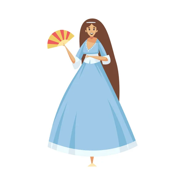 Illustration plate princesse — Image vectorielle