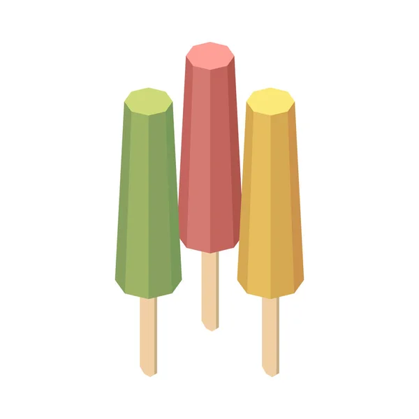 Icono de helado — Vector de stock