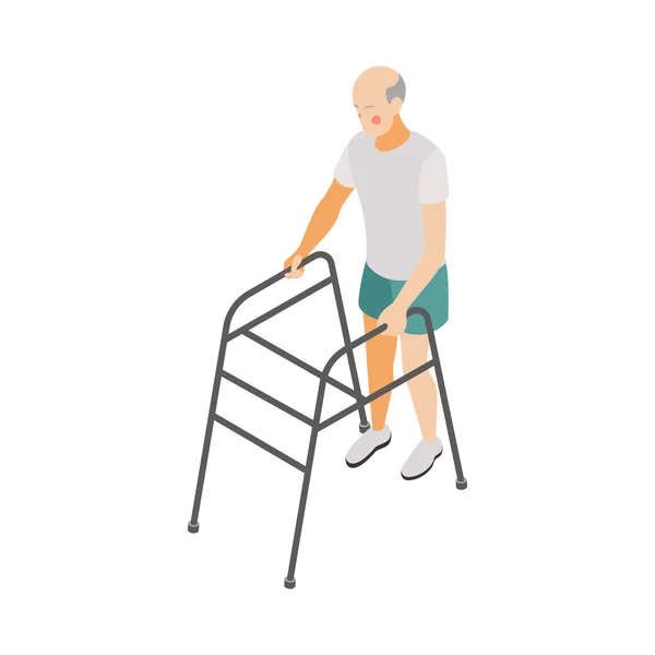 Disabled Man Icon — Stock Vector