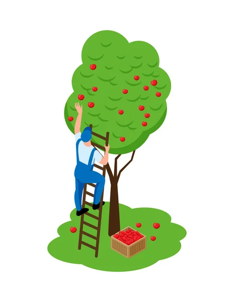 Farmers Duties Icon — Stock Vector