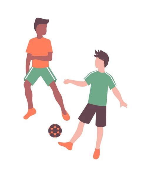 Football Isometric Illustration — Stockvector