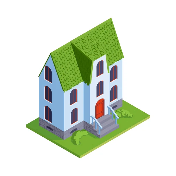 Privat hus ikonen — Stock vektor