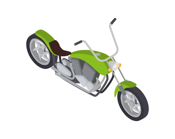 Motorbike Isometric Illustration — стоковый вектор