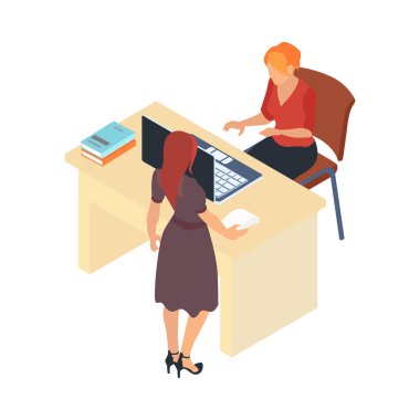 Öğretmenler Isometric Simgesi