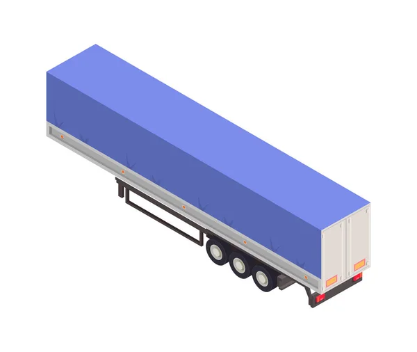 Ícone do reboque de carga —  Vetores de Stock