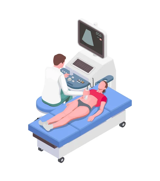 Hamilelik Isometric Simgesi — Stok Vektör