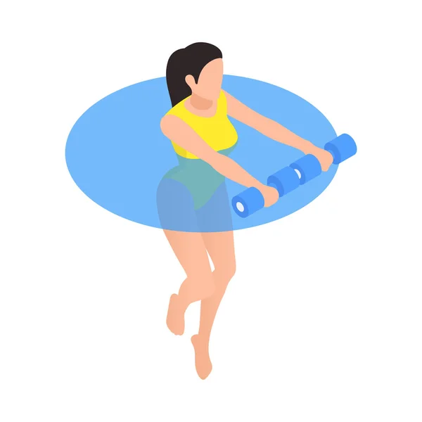 Fitness ikona vody — Stockový vektor