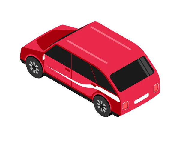 Car Isometric Icon — Stock Vector