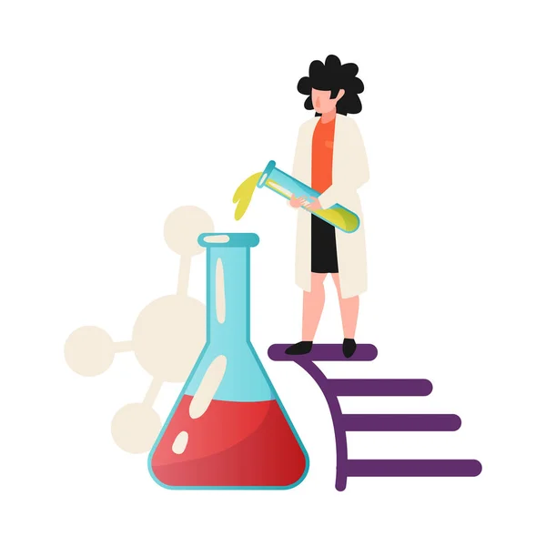 Science lab pictogram — Stockvector