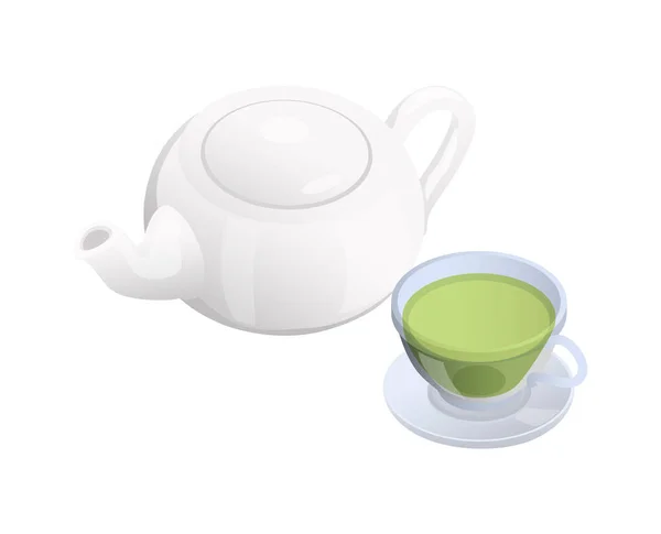 Ikona šálek čaje — Stockový vektor