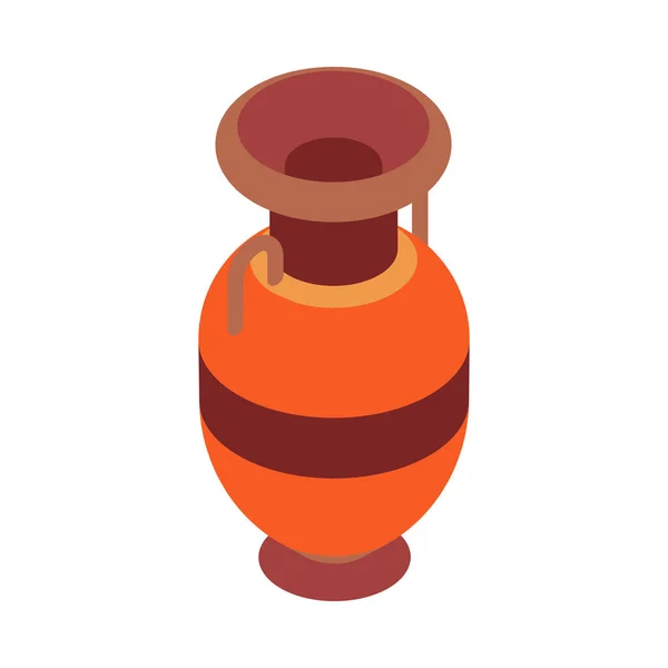 Amphora Isometric Icon — Archivo Imágenes Vectoriales