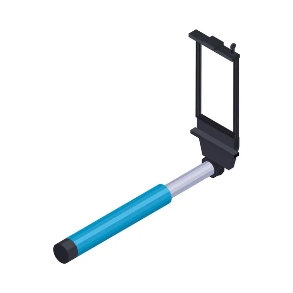 Selfie stick ikona — Stockový vektor