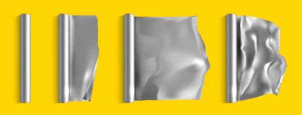 Aluminium Rolls Set — Image vectorielle