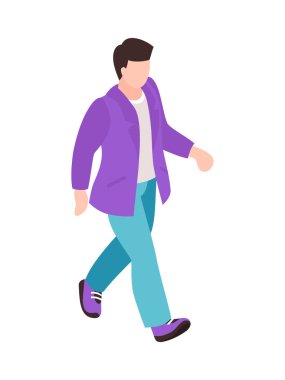 Man Isometric Illustration
