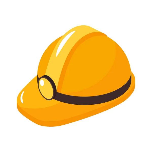 地质学家Helmet Icon — 图库矢量图片